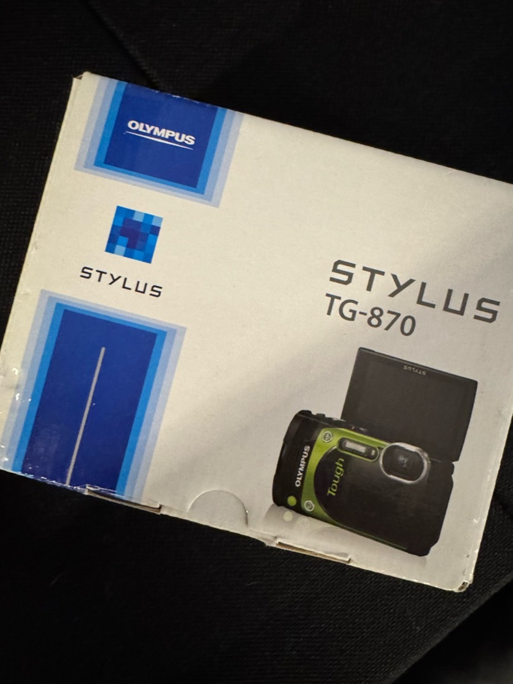 Olympus Tough Compact Camera – Black and Green